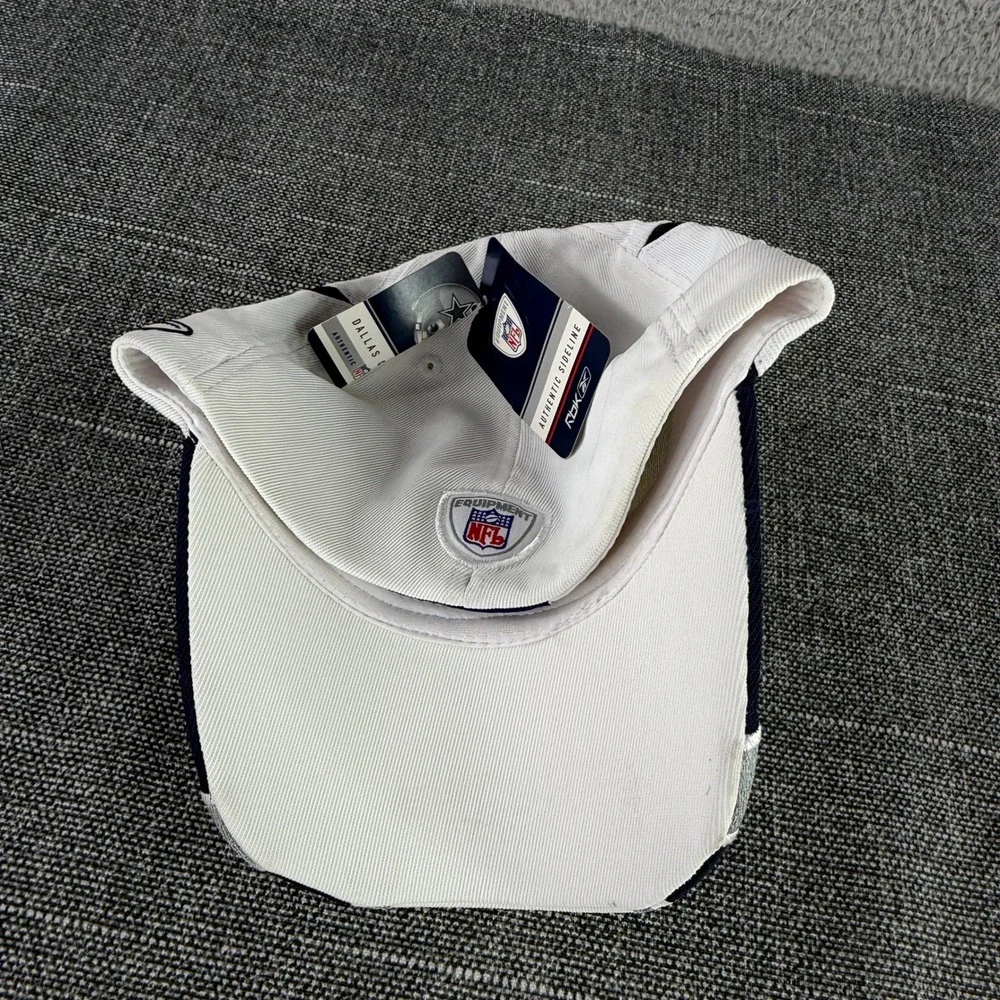 Vintage Dallas Cowboys Hat Mens OSFA NFL Reebok Authentic Sideline Cap 2007